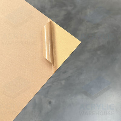 3mm Metallic Gold Acrylic 2440x1220mm (Dual Tone) AA