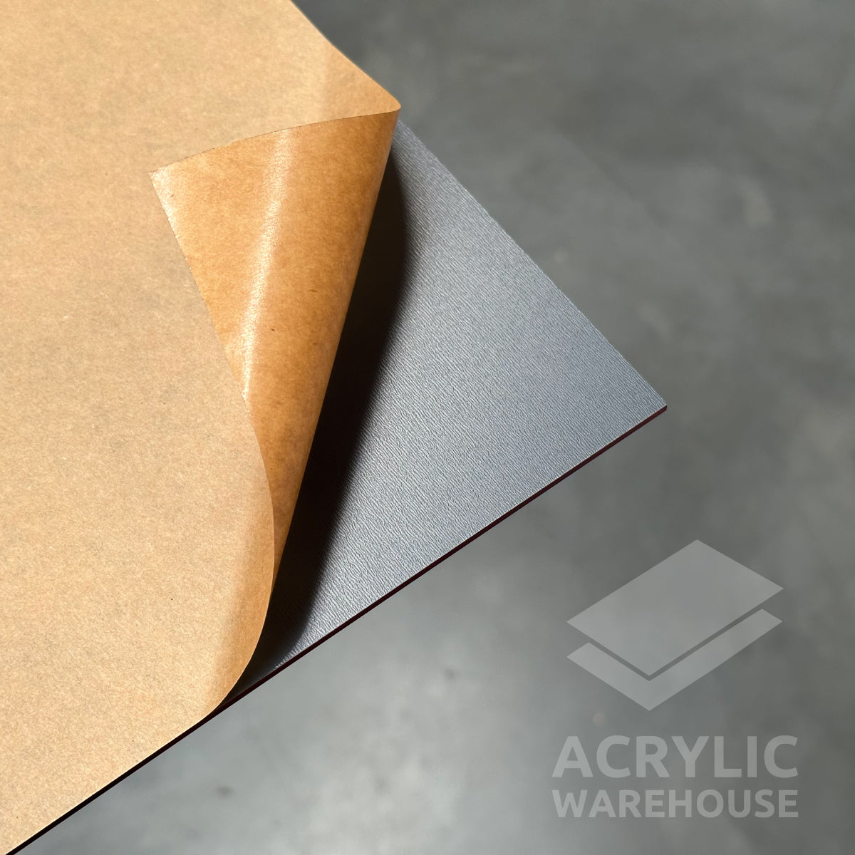 3mm Gold Mirror Acrylic 2440x1220mm (Grey Backing) AA