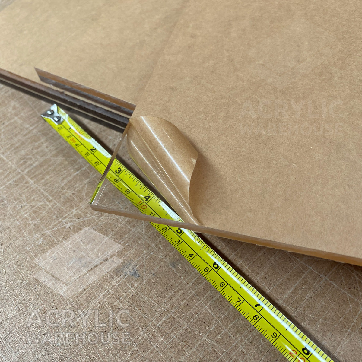 4.5mm Clear Acrylic 2440x1220mm (Gloss/Gloss) AA