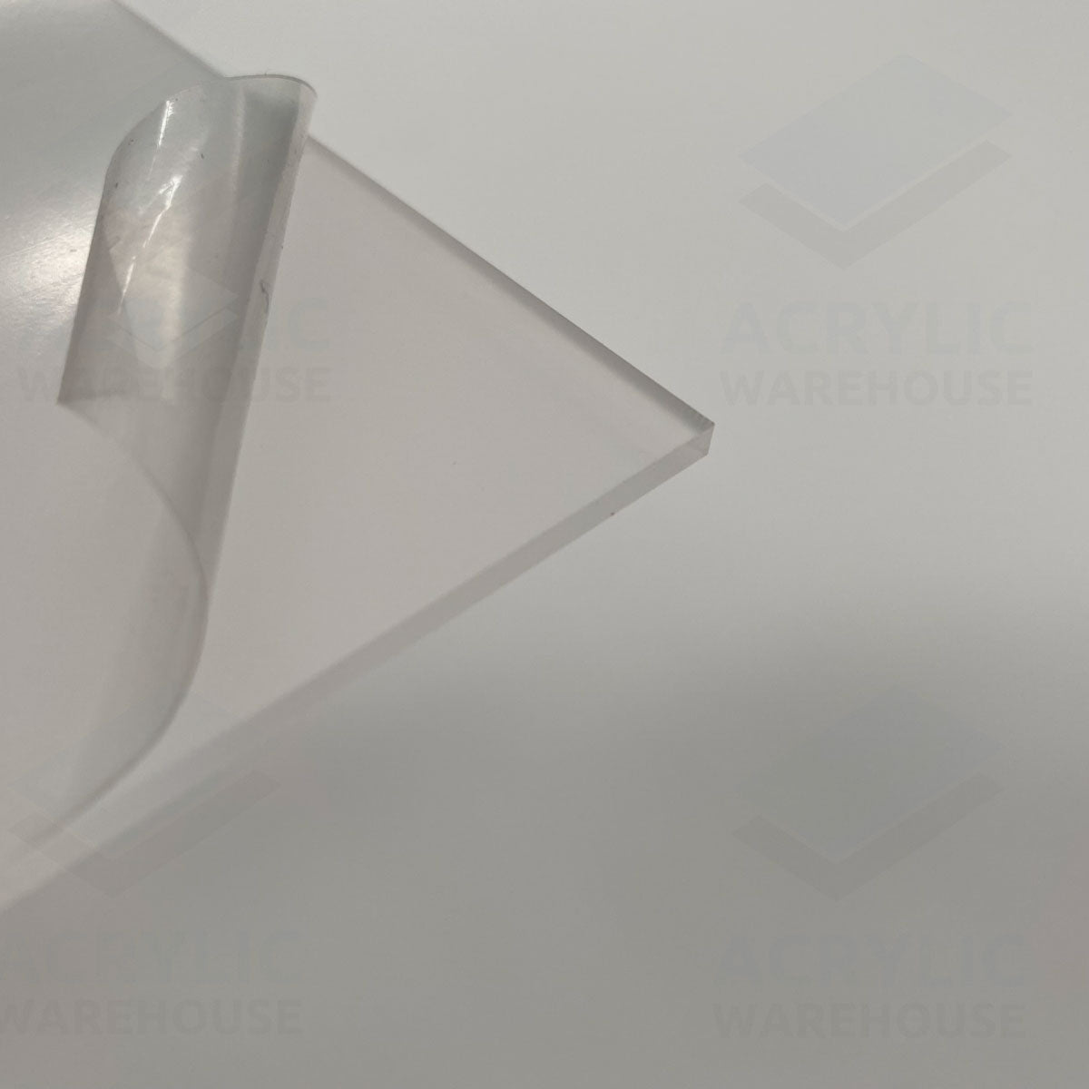 3mm Frosted Clear Acrylic 2400x1220mm (Matte/Matte) AA