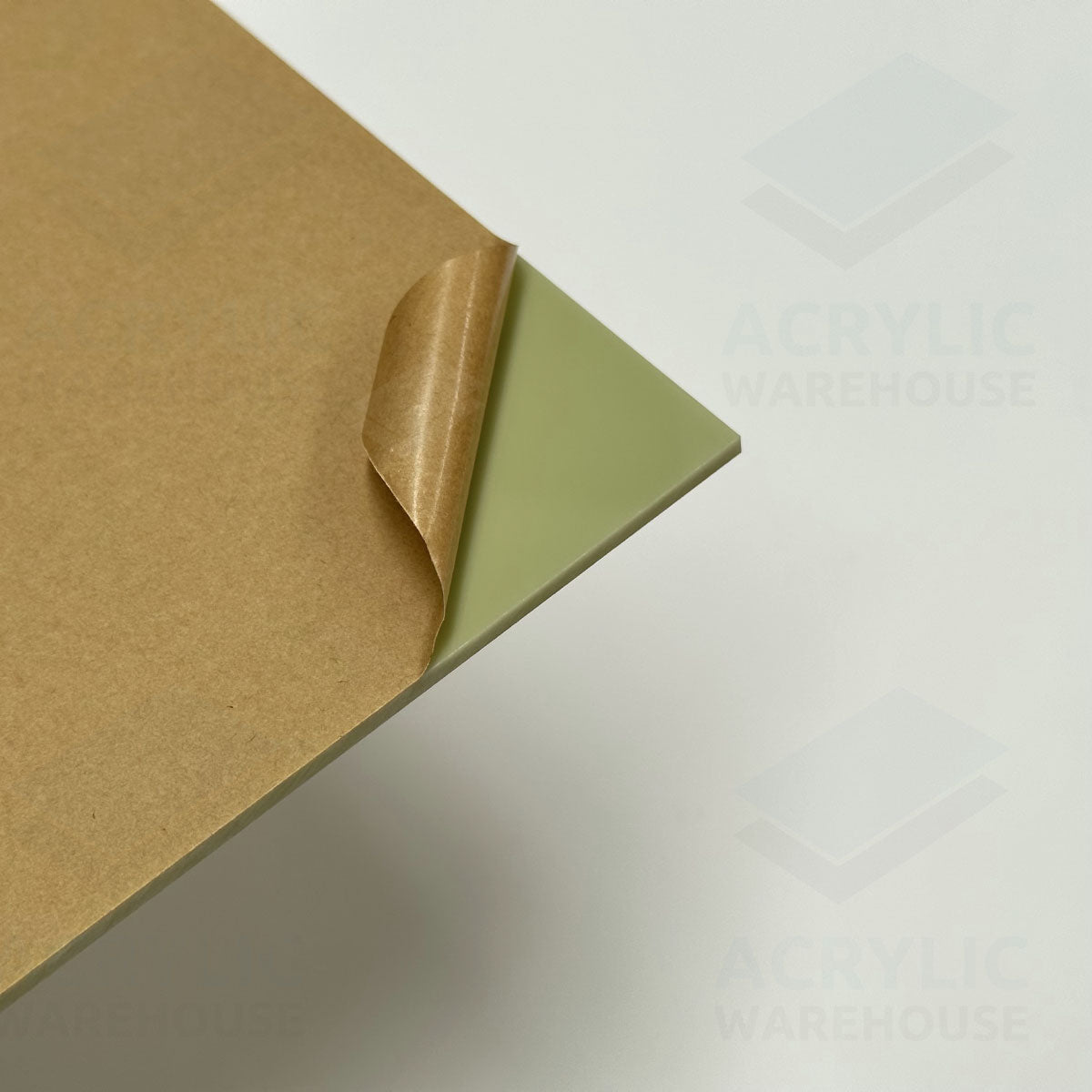 3mm Sage Green Acrylic 2400x1220mm (Gloss/Gloss) AB